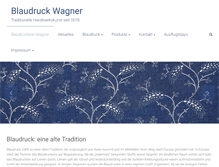 Tablet Screenshot of blaudruck.at